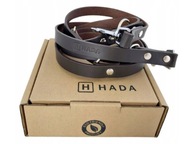 SMYCZ REGULOWANA PRZEPINANA SKÓRZANA HADA BRĄZOWA