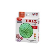 TULLO Senzorická lopta 4 faktúry zelená (470)