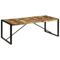 Jedálenský stôl 220x100x75 cm masívne recyklované drevo