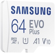 10× Memóriakártya SAMSUNG MB-MC64KA/EU 64GB EVO Plus + adapter