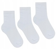 3x Detské ponožky Dlhé Bavlnené Klasické Chlapčenské MORAJ 31-34