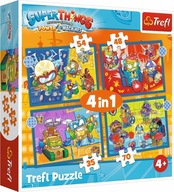 Trefl Puzzle 4v1 Super veci