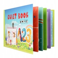 Montessori Quiet Book Skoré učenie pre deti
