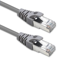 Qoltec Kabel Patchcord FTP CAT5e 2xRJ-45 1m High speed Gold Ekranowany