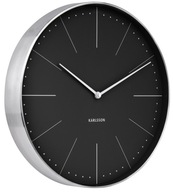 Designerski zegar ścienny 5681BK Karlsson 38cm