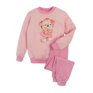 Dievčenské pyžamo, ružové, medvedík, Tup Tup, veľ. 110