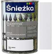 ŚNIEŻKA SMALT CHLOROKAUČUK BIELY 9003 0.9L