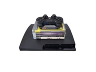 KONSOLA SONY PS3 SLIM 320GB + 2X PAD + 4 GRY !