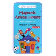 Magnetické puzzle Zvieratá a ich domovy hra cestovanie