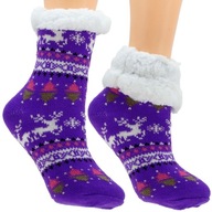 HYPOALERGICKÁ Ponožky Zimné pre deti ABS Nórsky vzor 31-35