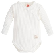 Dojčenské body obálka bavlna prúžok Makoma Harmony Natural Ecru 68 cm