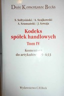 Kodeks spółek handlowych tom IV. - sołtysiński