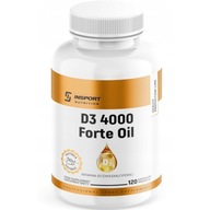 VITAMÍN D3 4000 FORTE OIL 120 KAP IMUNITA ZDRAVÉ KOSTI ANÉMIA | INSPORT