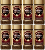 Kawa rozpuszczalna Nescafe Gold 100g x8