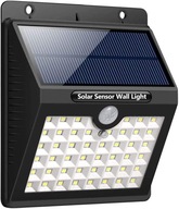 Lampa solarna zewnętrzna ścienna LED czujnik ruchu