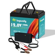 Ingosolly LiFePO4 batéria 12V 100Ah 12,8V 100000mAh
