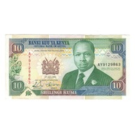 Banknot, Kenia, 10 Shillings, 1993, 1993-07-01, KM