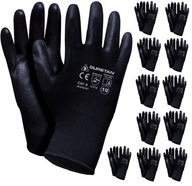 Pracovné rukavice Pu čierne Guretan veľkosť 11 - XXL 240 PAR