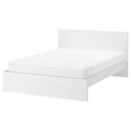 IKEA MALM Rám postele vysoký biely Leirsund 140x200