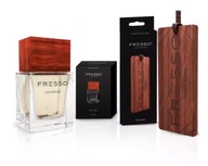 Fresso Zestaw Gentleman drewniana zawieszka + perfumy 50 ml