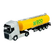 WELLY NÁKLADNÉ AUTO VOLVO FH500 CISTERNA OIL TANK ECO 1:64 KOVOVÝ MODEL