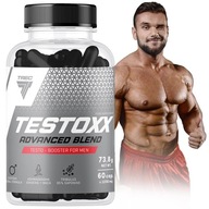 TESTOSTERON Trec Testoxx 60 kaps ŻEŃ-SZEŃ TRIBULUS MACA CYNK BOOSTER TESTO