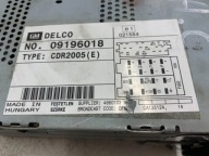 RADIO CD original radio OPEL VECTRA C CDR2005E
