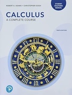 Student Solutions Manual for Calculus: A Complete