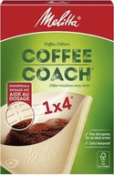 Melitta torebki filtracyjne Coffee Coach 1x4, brązowe, 40 sztuk, papier