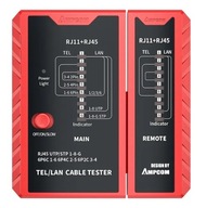 Tester sieťových káblov AMPCOM, sieťová sieť RJ45 LAN