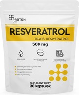 PROTON Resveratrol 99% 500mg prírodný extrakt DER 100:1 TESTOVANÁ 30kaps