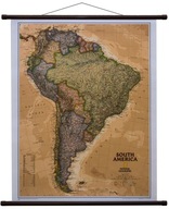 Ameryka Południowa Polityczna mapa ścienna NOWA