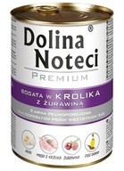 Dolina Noteci Pes Králik a brusnice plechovka 400g