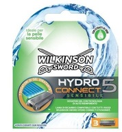 3x Wilkinson Hydro5 Connect Sensitive Sensible Wkłady Ostrza