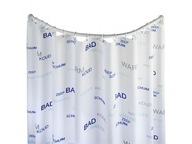 Zakrivená sprchová tyč, biela, 80 x 80/90 x 90 cm, WENKO