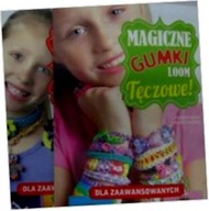 Magiczne gumki LOOM. Niezwykłe, Tęczowe -