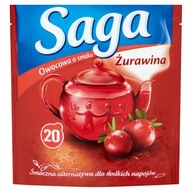 Herbatka owocowa Saga o smaku żurawina 34 g