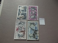 Francja - lotnicze samoloty stare znaczki