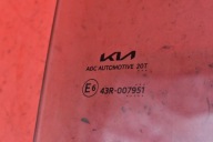 window side right rear part rear KIA SPORTAGE 5 V 21-25