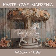 Tło fotograficzne materiałowe - Pastelowe Marzenia