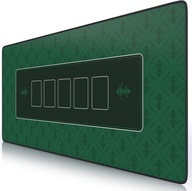 GAMINGOWA PODKŁADKA MOUSE PAD POD MYSZ MYSZKĘ POKER NA BIURKO 90X40CM