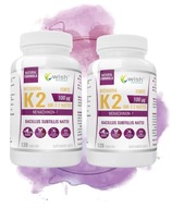 Wish Pharmaceutical K2 MK-7 100µg z NATTO 120 tabletek