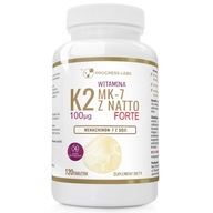 WITAMINA K2 MK7 z natto 100mcg FORTE 120 tabletek