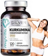 KURKUMA PIPERYNA KORENIE MyVita Silver Pure 100% Kurkumín 120kaps