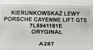 žmigavac lijevi PORSCHE CAYENNE LIFT GTS ORYG