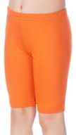 Merry Style Legginsy dziewczęce krótkie wiskoza MS10-132 Pomarańczowy 134