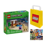 LEGO MINECRAFT č. 21251 - Púštna výprava Steve +Taška +Katalóg LEGO 2024