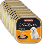 Animonda PIES vom Feinsten Junior Drób i Serca Indyka szalka ZESTAW 11x150g