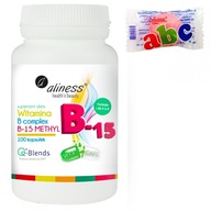 ALINESS Vitamín B B-15 COMPLEX metyl 100k Kyselina pantoténová PABA Tiamín