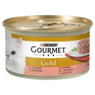 Purina Gourmet Gold Savoury Cake z łososiem 85g